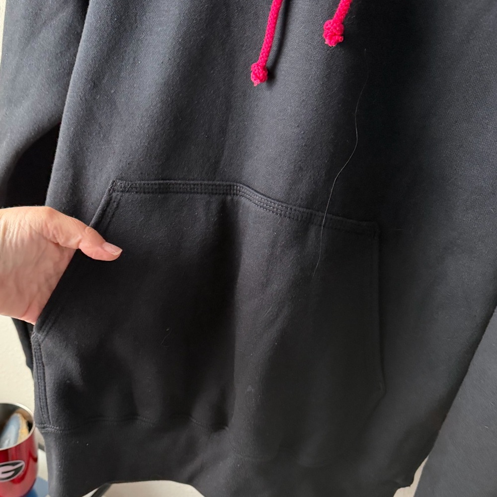 Five Hills Black Hoodie with Pink Ducky Design - Picture 5 of 10